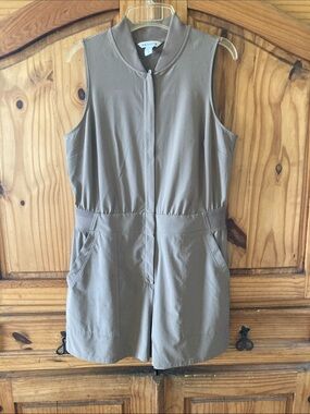 Women’s Athleta brown shorts jumper romper size 14